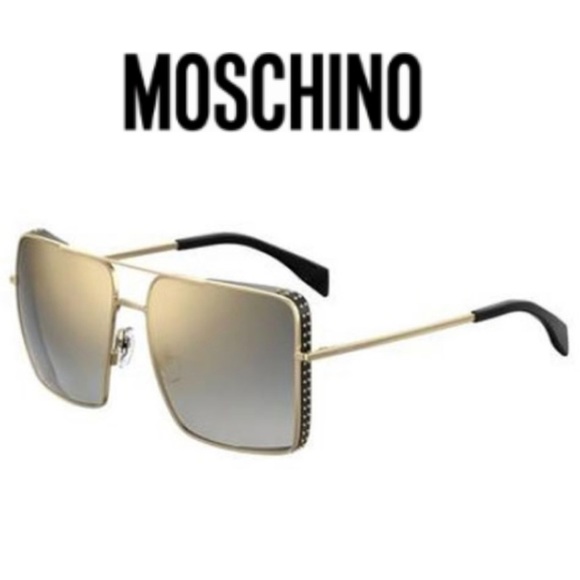 MOSCHINO Flat Brow Bar Gradient Sunglasses - Picture 3 of 8